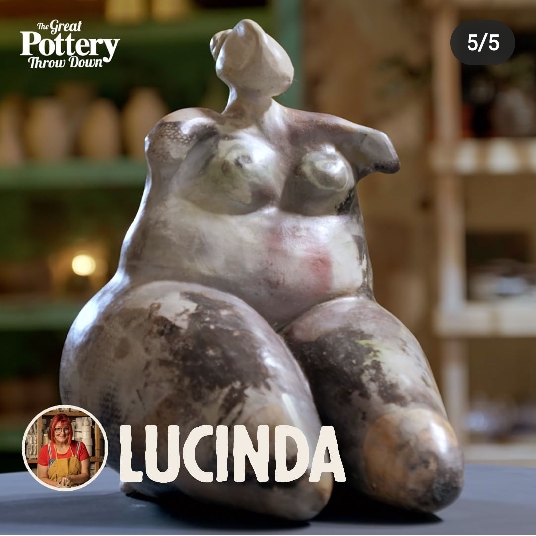 The great pottery throwdown - Self portrait - Lucinda